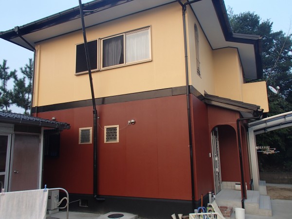 笠岡市 　外壁塗装・内装リフォーム工事(施工後1）